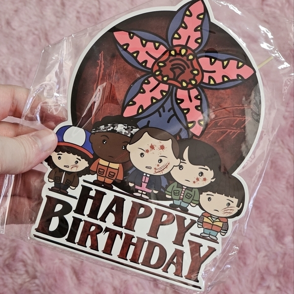 Stranger Things Happy Birthday Party Decorations - Picture 6 of 8